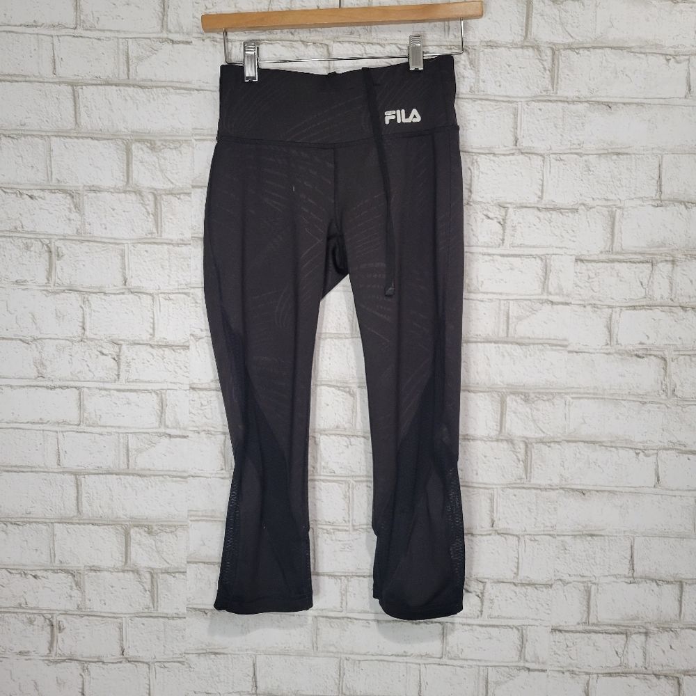 FILA black mesh leggings‎